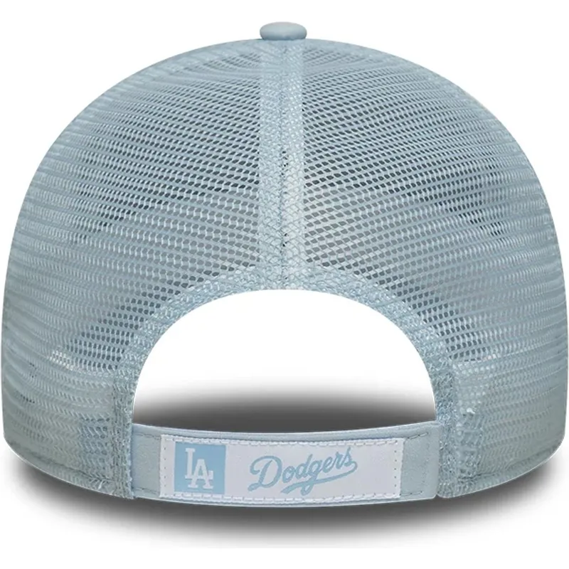 ljusbla-justerbar-trucker-keps-9forty-homefield-midi-fran-los-angeles-dodgers-mlb-av-new-era