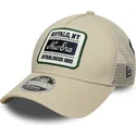 casquette-trucker-beige-9forty-m-crown-a-frame-multi-patch-new-era