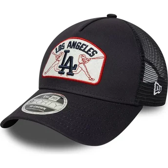 Mörkblå trucker-keps 9FORTY M-Crown A Frame Los Angeles Dodgers MLB från New Era