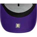 casquette-trucker-violette-et-blanche-a-frame-side-patch-los-angeles-lakers-nba-new-era