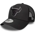 gorra-trucker-negra-con-logo-negro-a-frame-outline-de-chicago-bulls-nba-de-new-era
