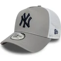casquette-trucker-grise-a-frame-side-patch-new-york-yankees-mlb-new-era