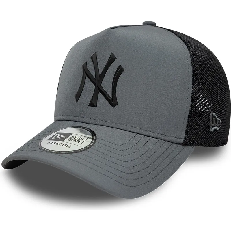 new-era-black-logo-a-frame-sport-new-york-yankees-mlb-grey-trucker-hat