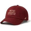 casquette-courbee-grenat-ajustable-ny-dreams-just-kids-the-90s-homenage