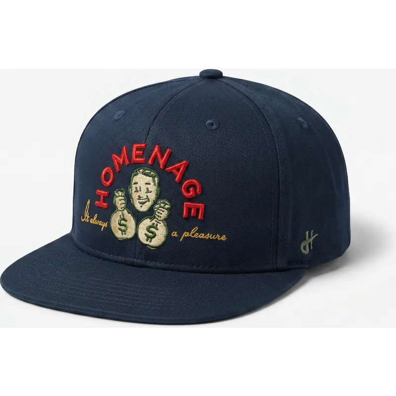 gorra-curva-azul-marino-snapback-money-music-shapes-identity-the-snap-de-homenage