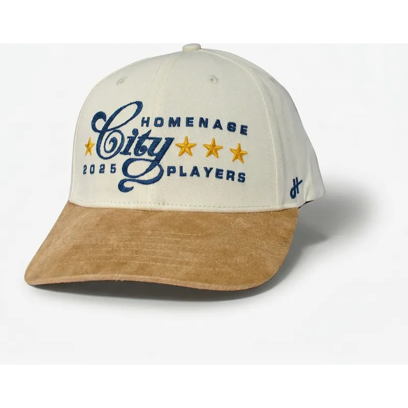 casquette-courbee-khaki-et-marron-snapback-suede-players-sport-the-ball-homenage