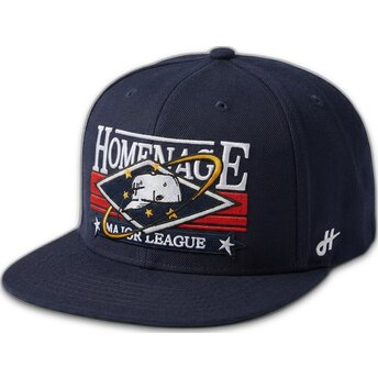 Gorra plana azul marino snapback Game Sport The Snap de Homenage