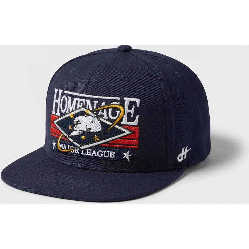 platt-keps-marinbla-snapback-game-sport-the-snap-fran-homenage