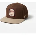 casquette-plate-marron-fonce-snapback-squadron-military-surplus-the-retro-homenage