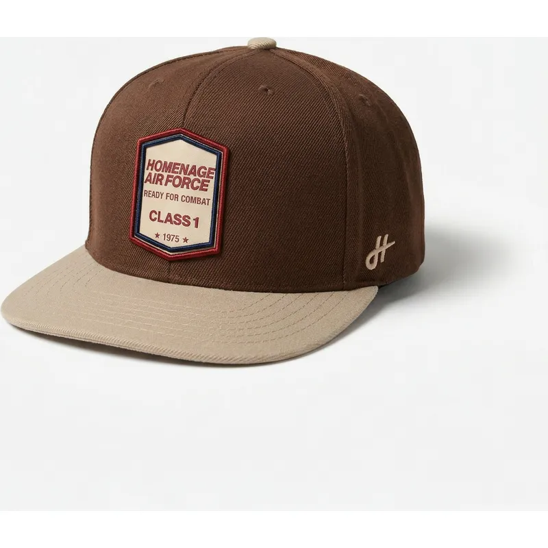 morkbrun-platt-keps-snapback-squadron-military-surplus-the-retro-fran-homenage