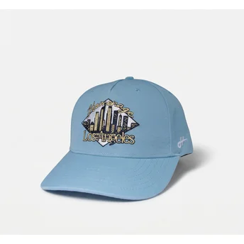 Homenage Curved Brim LASKY Skylines The Retro Blue Snapback Cap