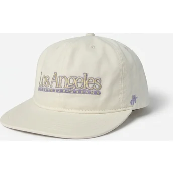 Casquette plate crème snapback Angeles Skylines The Snap Homenage