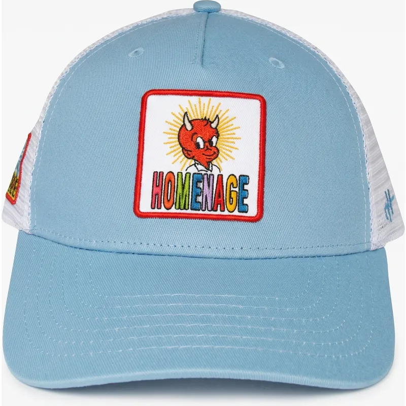 casquette-trucker-bleue-claire-childhood-fun-the-trucker-homenage