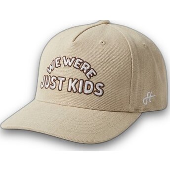 Gorra curva beige snapback Just Kids The Retro de Homenage