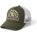 casquette-trucker-verte-et-blanche-underdogs-the-trucker-homenage