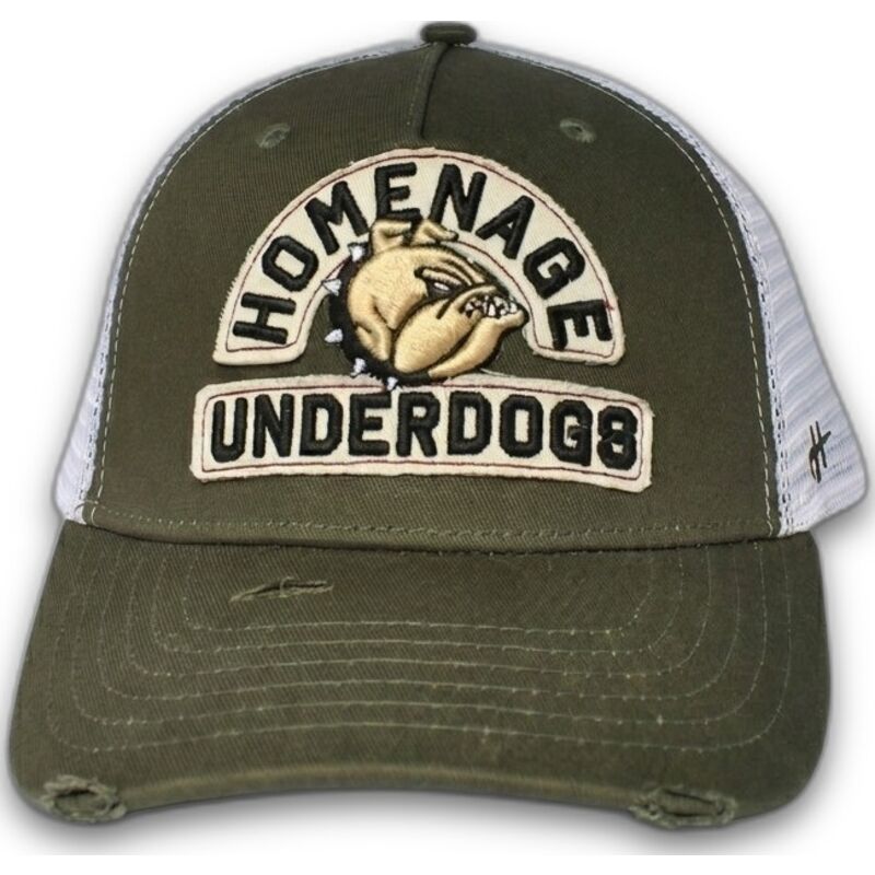 casquette-trucker-verte-et-blanche-underdogs-the-trucker-homenage
