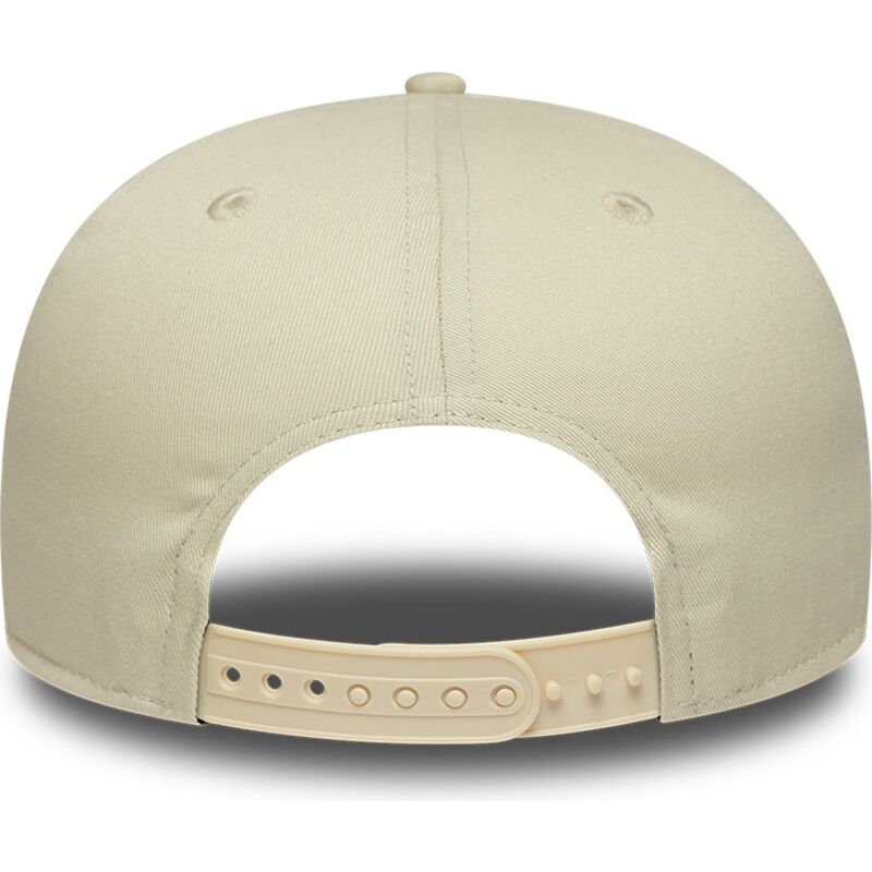 casquette-plate-beige-snapback-avec-logo-bleu-marine-9fifty-original-fit-world-series-new-york-yankees-mlb-new-era