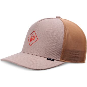 Casquette trucker marron HFT FineFine Djinns
