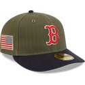 casquette-courbee-verte-ajustee-59fifty-pre-curved-american-herringbone-boston-red-sox-mlb-new-era