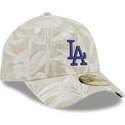 new-era-curved-brim-59forty-a-frame-leafy-palm-los-angeles-dodgers-mlb-beige-fitted-cap
