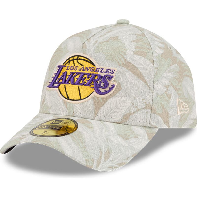 new-era-curved-brim-59forty-a-frame-leafy-palm-los-angeles-lakers-nba-beige-fitted-cap new-era-curved-brim-59forty-a-frame-leafy-palm-los-angeles-lakers-nba-beige-fitted-cap