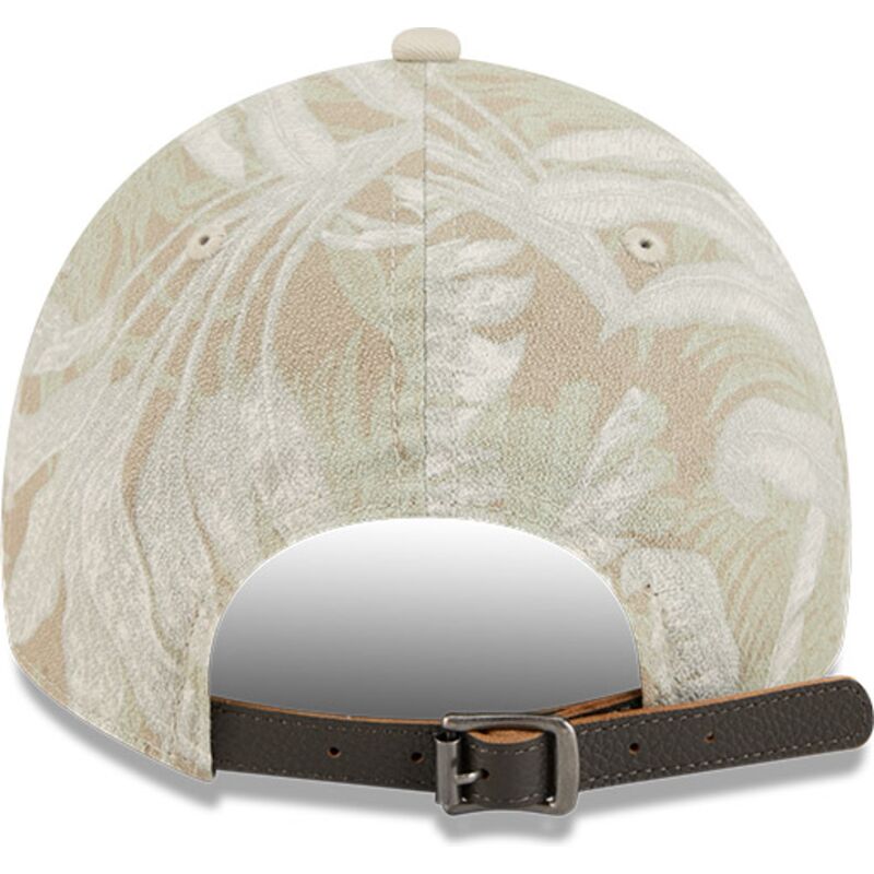 casquette-courbee-beige-ajustable-9twenty-leafy-palm-new-york-yankees-mlb-new-era