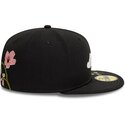 new-era-flat-brim-59fifty-floral-emb-black-fitted-cap