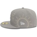 casquette-plate-grise-ajustee-59fifty-zodiac-atlanta-braves-mlb-new-era