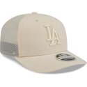 casquette-trucker-beige-9seventy-stretch-snap-color-pack-los-angeles-dodgers-mlb-new-era