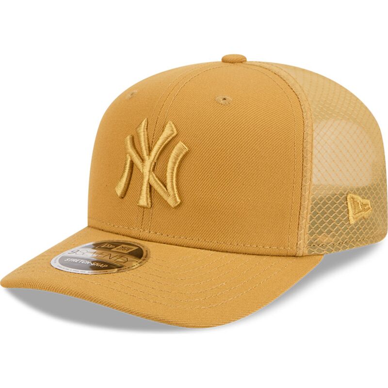 new-era-9seventy-stretch-snap-color-pack-new-york-yankees-mlb-light-brown-trucker-hat new-era-9seventy-stretch-snap-color-pack-new-york-yankees-mlb-light-brown-trucker-hat