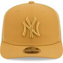 casquette-trucker-marron-claire-9seventy-stretch-snap-color-pack-new-york-yankees-mlb-new-era