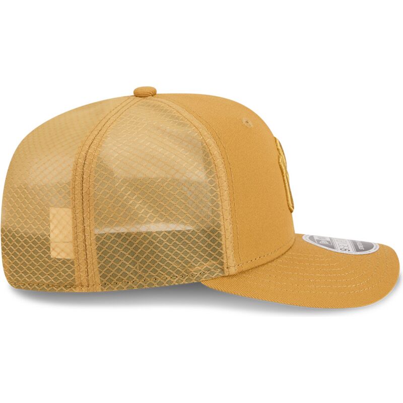 new-era-9seventy-stretch-snap-color-pack-new-york-yankees-mlb-light-brown-trucker-hat new-era-9seventy-stretch-snap-color-pack-new-york-yankees-mlb-light-brown-trucker-hat