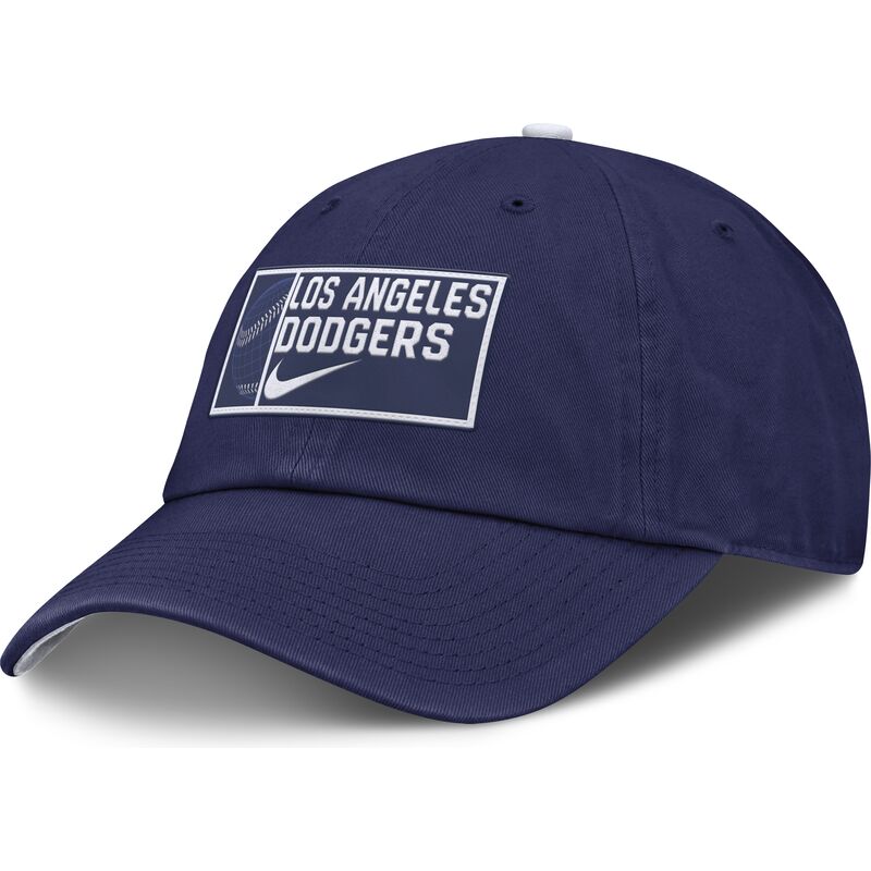 casquette-courbee-bleue-ajustable-primetime-club-unstructured-organic-cotton-los-angeles-dodgers-mlb-nike