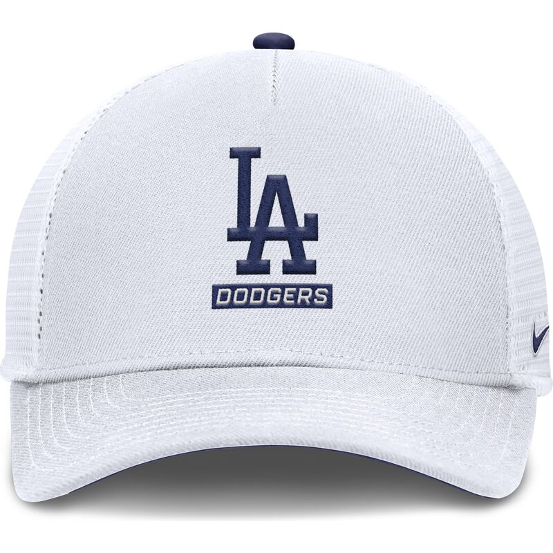 casquette-trucker-blanche-avec-logo-bleu-primetime-dri-fit-rise-structured-los-angeles-dodgers-mlb-nike