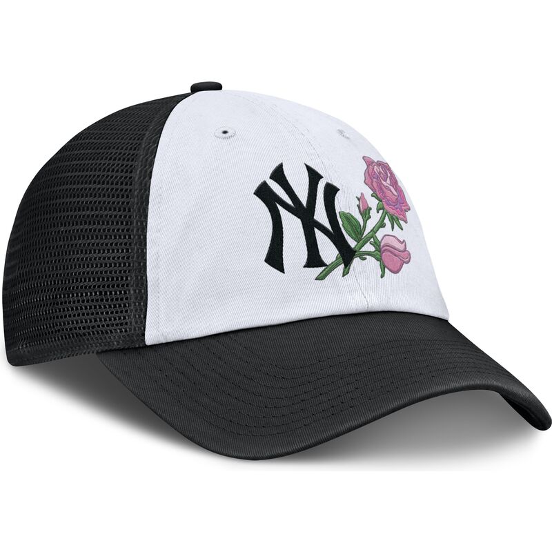 casquette-trucker-noire-et-blanche-ajustable-mothers-day-club-unstructured-new-york-yankees-mlb-nike casquette-trucker-noire-et-blanche-ajustable-mothers-day-club-unstructured-new-york-yankees-mlb-nike