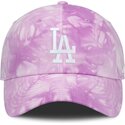 casquette-courbee-violette-ajustable-mothers-day-club-unstructured-organic-cotton-los-angeles-dodgers-mlb-nike