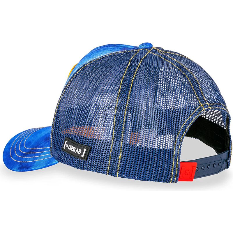 capslab-dazed-smu-cham-the-smurfs-blue-trucker-hat capslab-dazed-smu-cham-the-smurfs-blue-trucker-hat