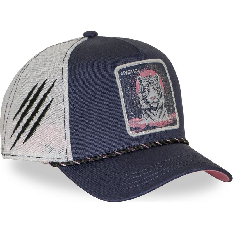 casquette-trucker-bleue-marine-et-blanche-tigre-bea3-mysb-beasts-capslab casquette-trucker-bleue-marine-et-blanche-tigre-bea3-mysb-beasts-capslab