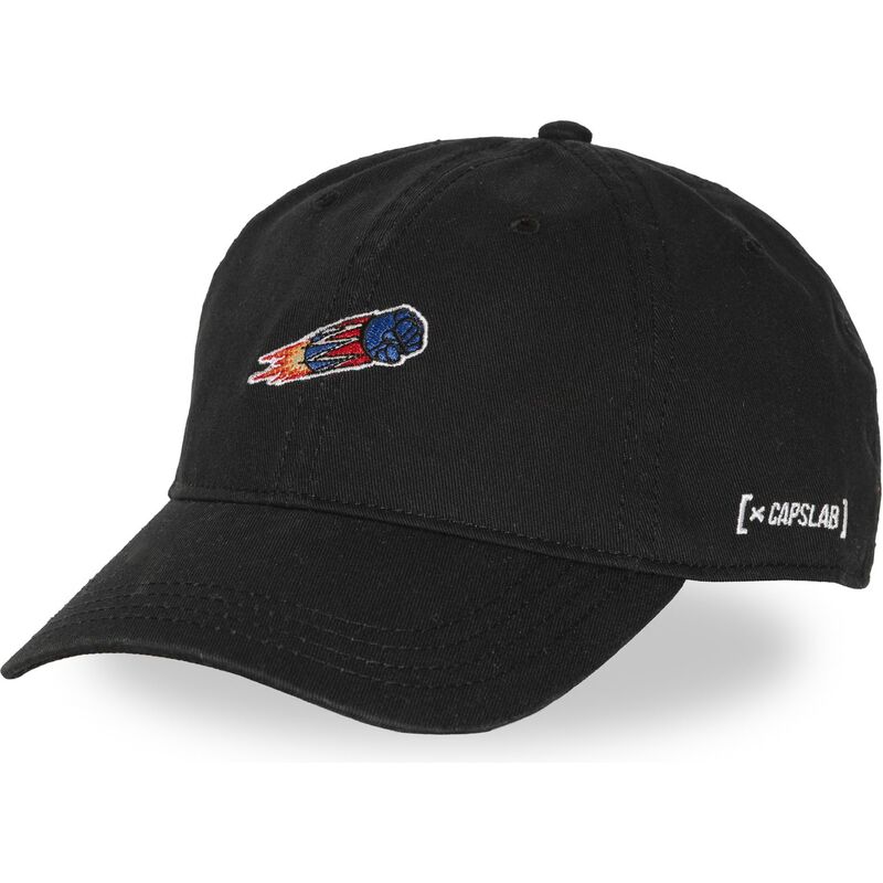 capslab-curved-brim-robot-grendizer-gol7-fulb-black-adjustable-cap capslab-curved-brim-robot-grendizer-gol7-fulb-black-adjustable-cap