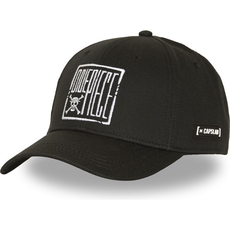 casquette-courbee-noire-snapback-op7-embb-one-piece-capslab casquette-courbee-noire-snapback-op7-embb-one-piece-capslab