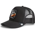 casquette-trucker-noire-serpent-mamba-the-farm-premium-goorin-bros