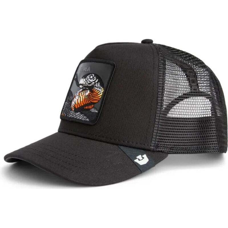 casquette-trucker-noire-serpent-mamba-the-farm-premium-goorin-bros casquette-trucker-noire-serpent-mamba-the-farm-premium-goorin-bros