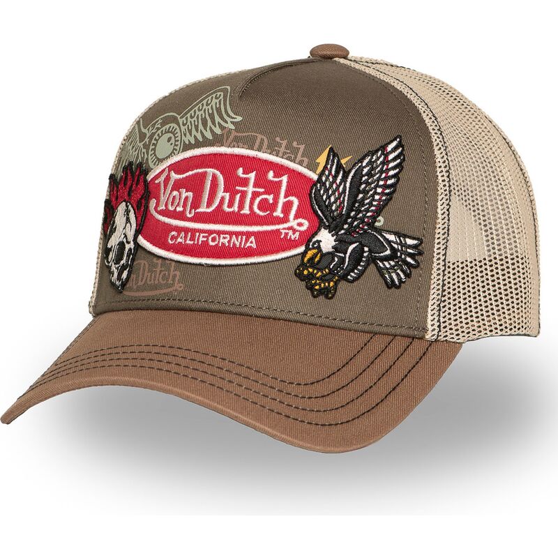 casquette-trucker-marron-patches12-von-dutch casquette-trucker-marron-patches12-von-dutch