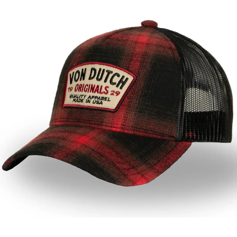 casquette-trucker-rouge-et-noire-car05-von-dutch casquette-trucker-rouge-et-noire-car05-von-dutch