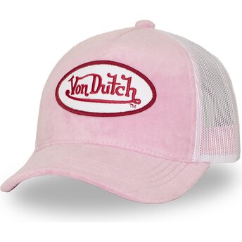 Von Dutch KYLIE P Pink and White Trucker Hat