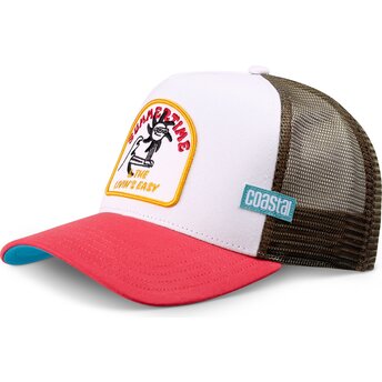 Coastal Summertime HFT White and Red Trucker Hat