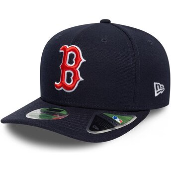 Casquette courbée bleue marine snapback 9SEVENTY Stretch Snap Player Replica Boston Red Sox MLB New Era