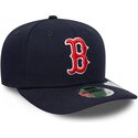 casquette-courbee-bleue-marine-snapback-9seventy-stretch-snap-player-replica-boston-red-sox-mlb-new-era