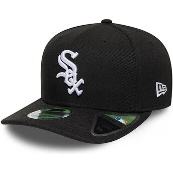 Casquette courbée noire snapback 9SEVENTY Stretch Snap Player Replica Chicago White Sox MLB New Era