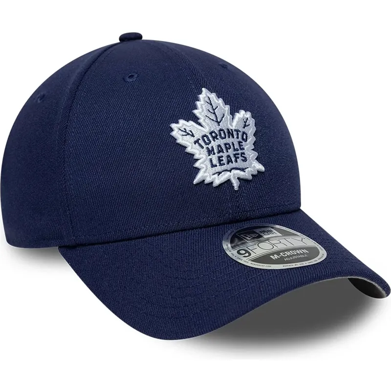 new-era-curved-brim-9forty-m-crown-team-toronto-maple-leafs-nhl-navy-blue-snapback-cap